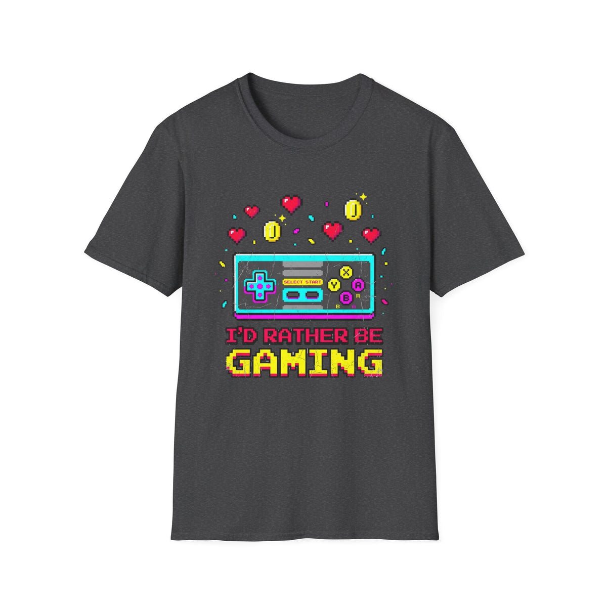I'd Rather Be Gaming Retro T-Shirt