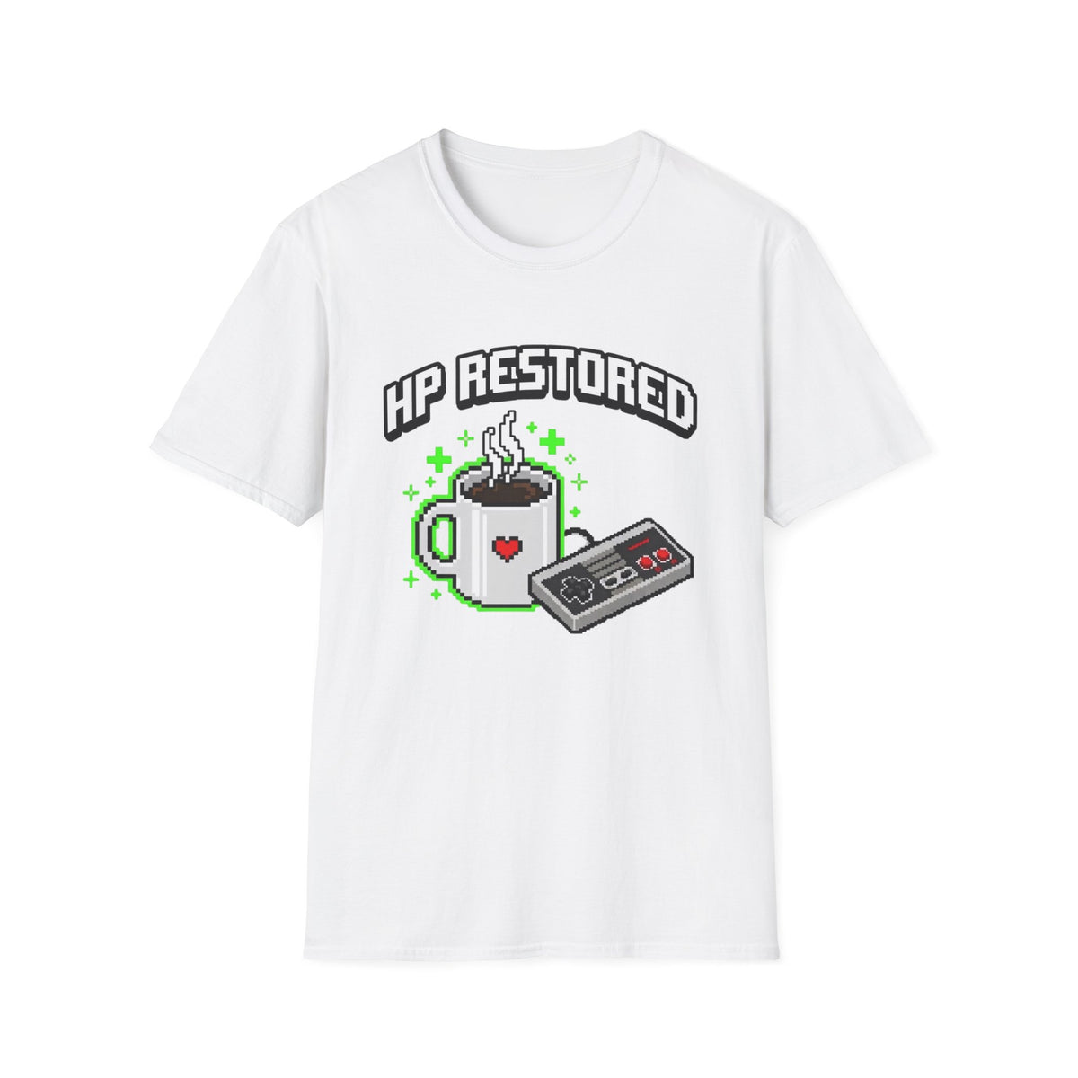 HP Restored - Coffee & Gaming T-Shirt
