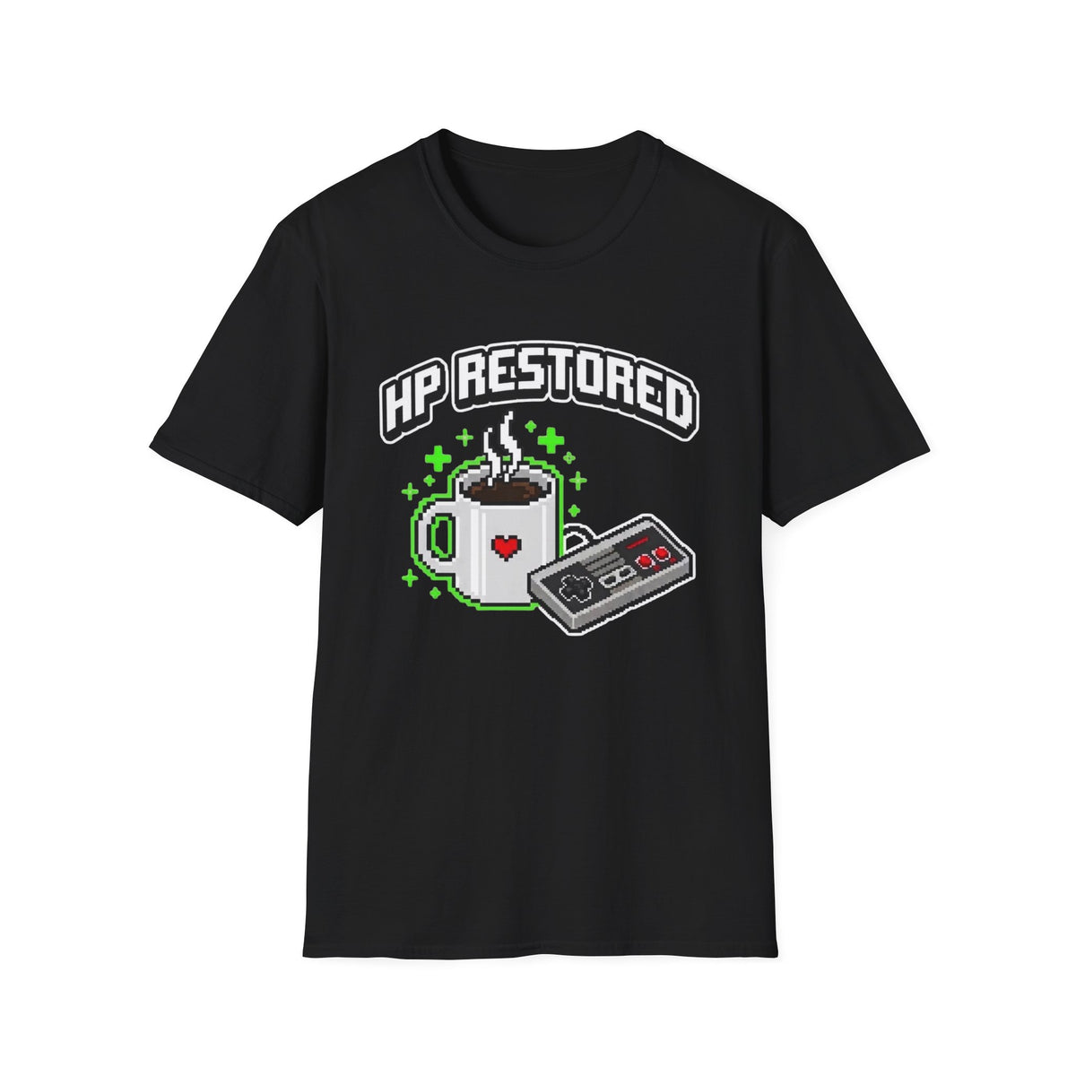 HP Restored - Coffee & Gaming T-Shirt