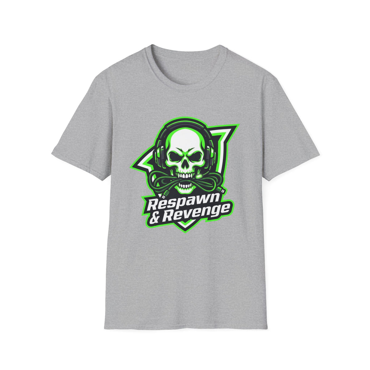 Respawn & Revenge Skull Gaming T-Shirt