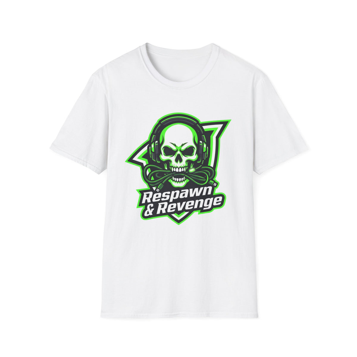 Respawn & Revenge Skull Gaming T-Shirt