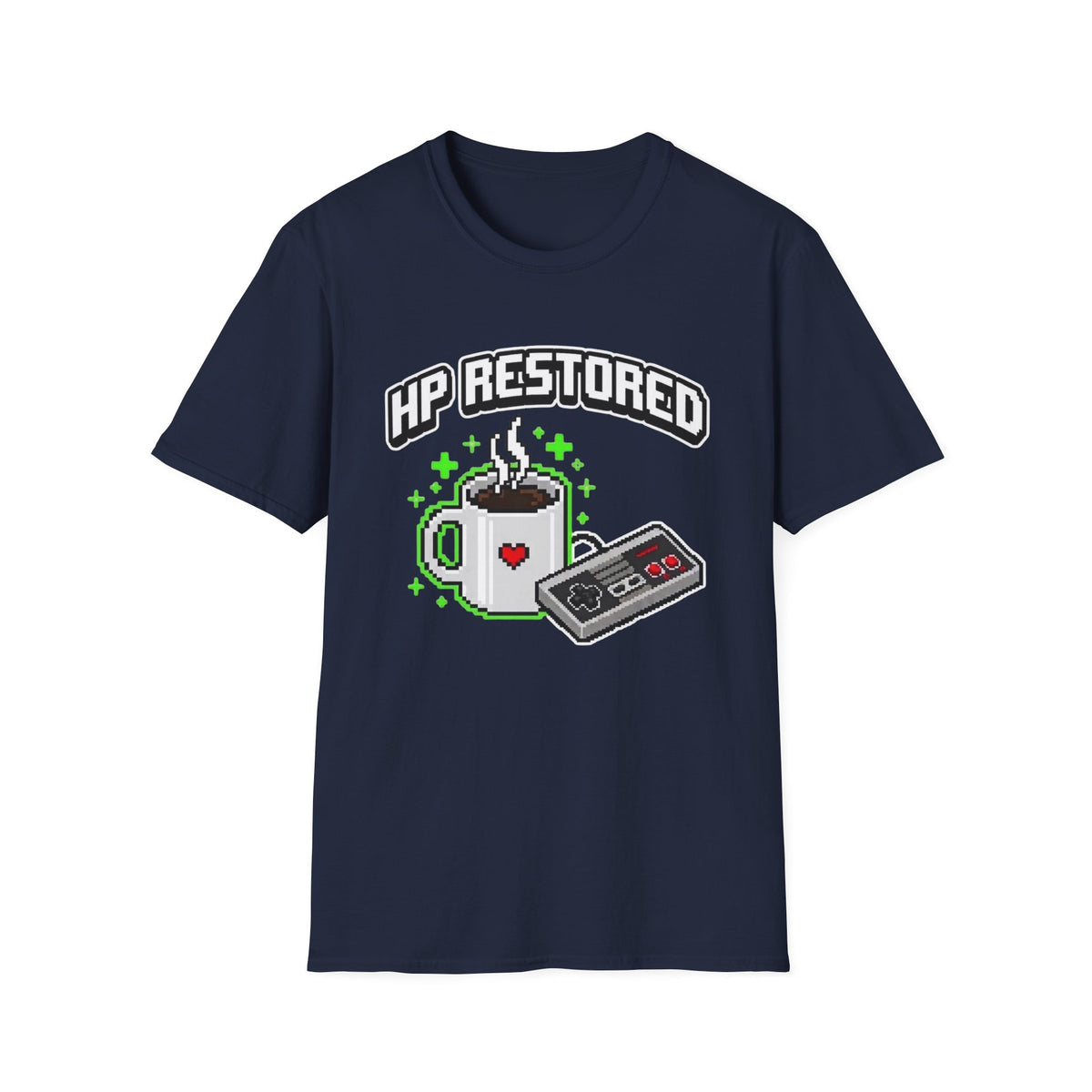 HP Restored - Coffee & Gaming T-Shirt