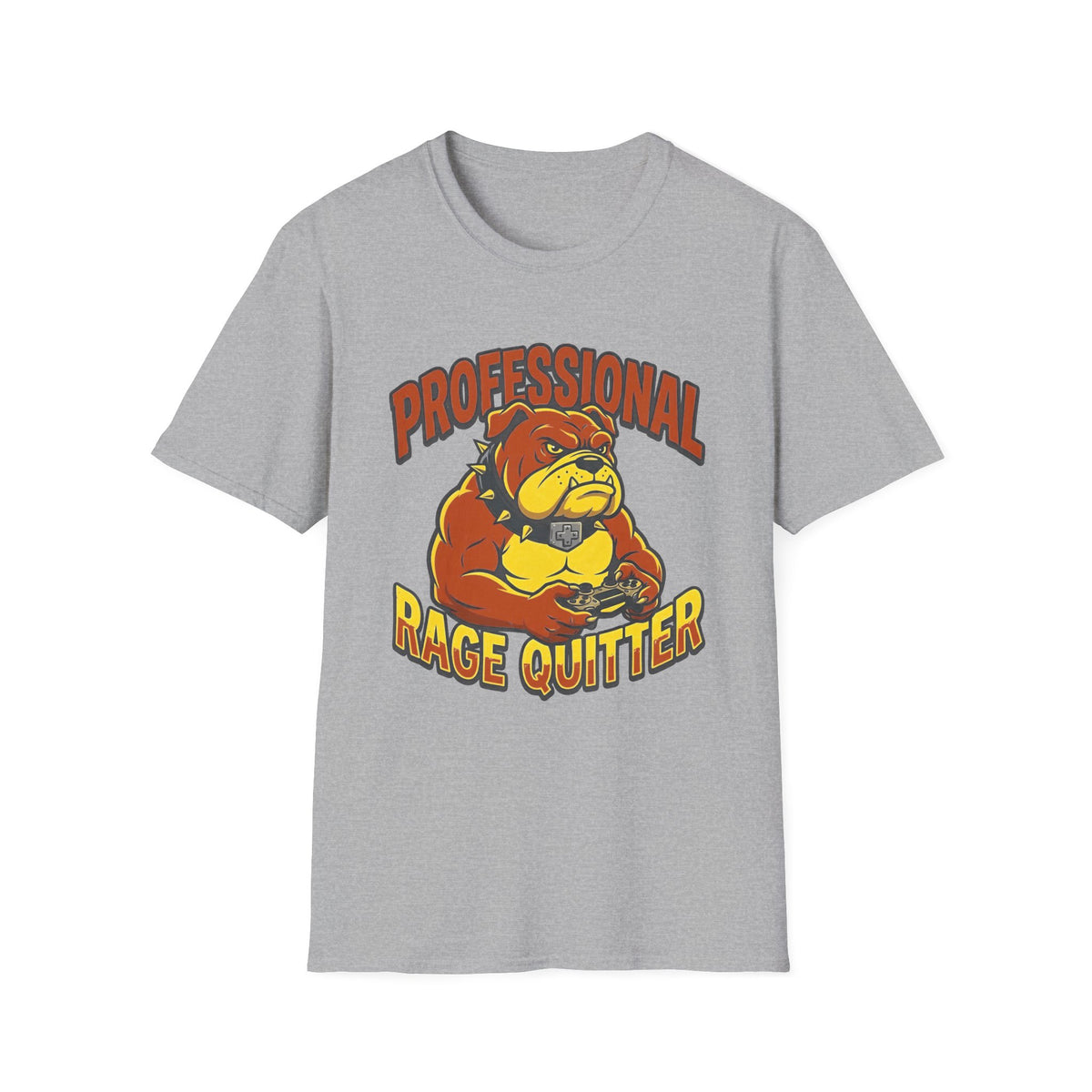 Professional Rage Quitter - Bulldog T-Shirt