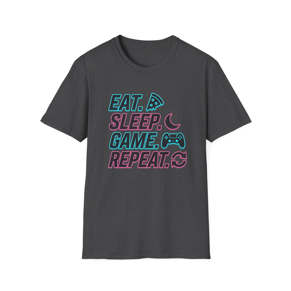 Eat Sleep Game Repeat T-Shirt