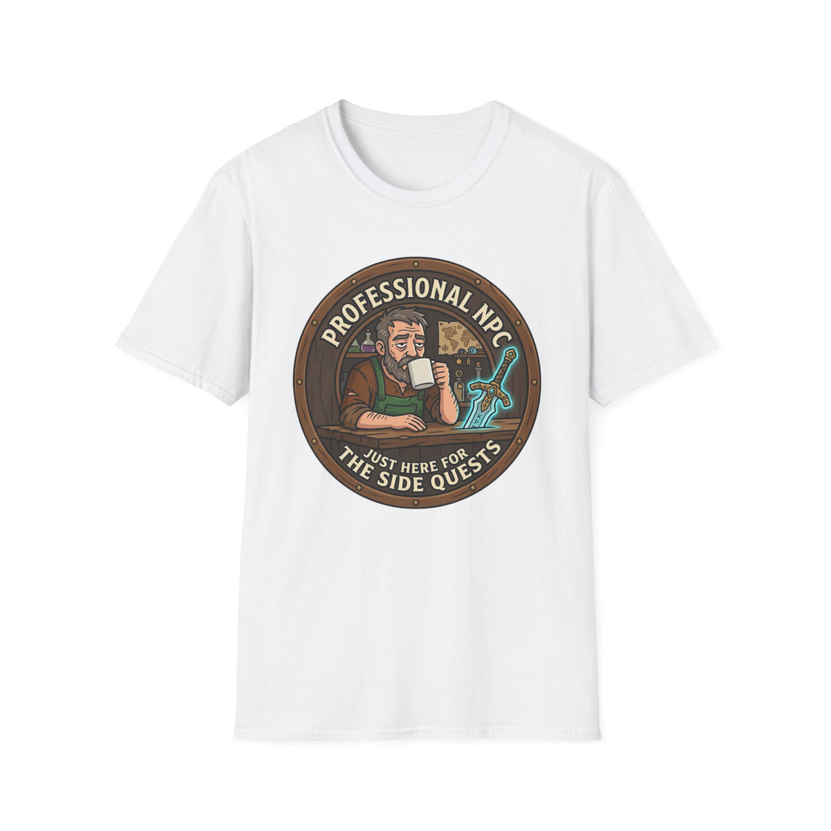 Professional NPC - Here For The Side Quests T-Shirt