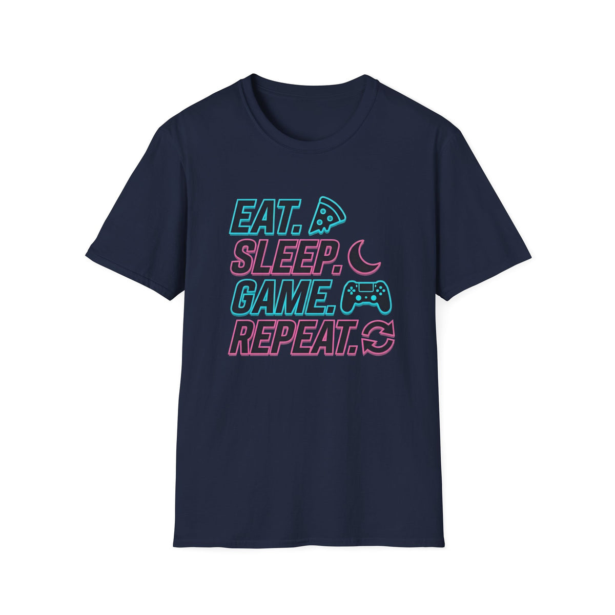 Eat Sleep Game Repeat T-Shirt