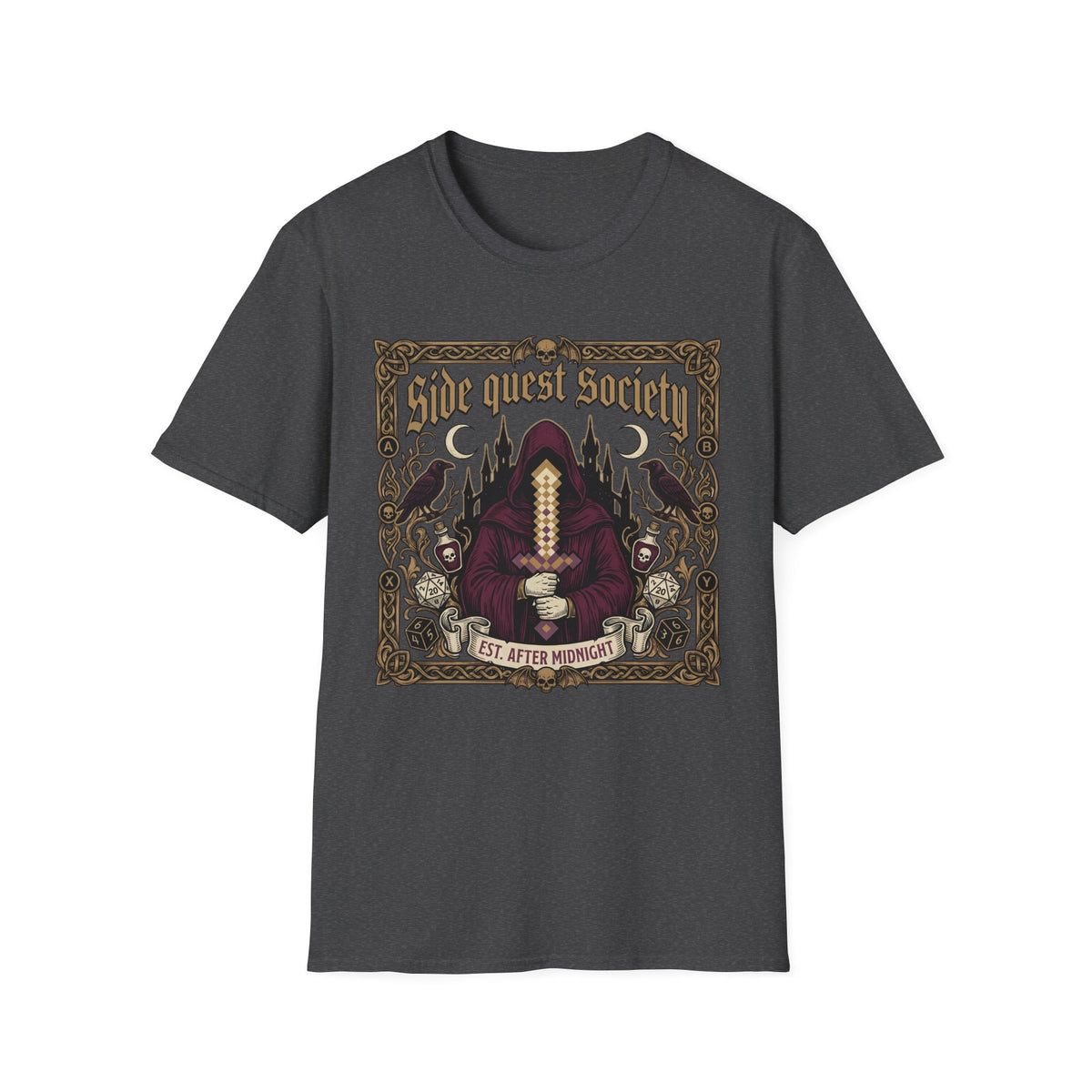 Side Quest Society Vintage Fantasy T-Shirt