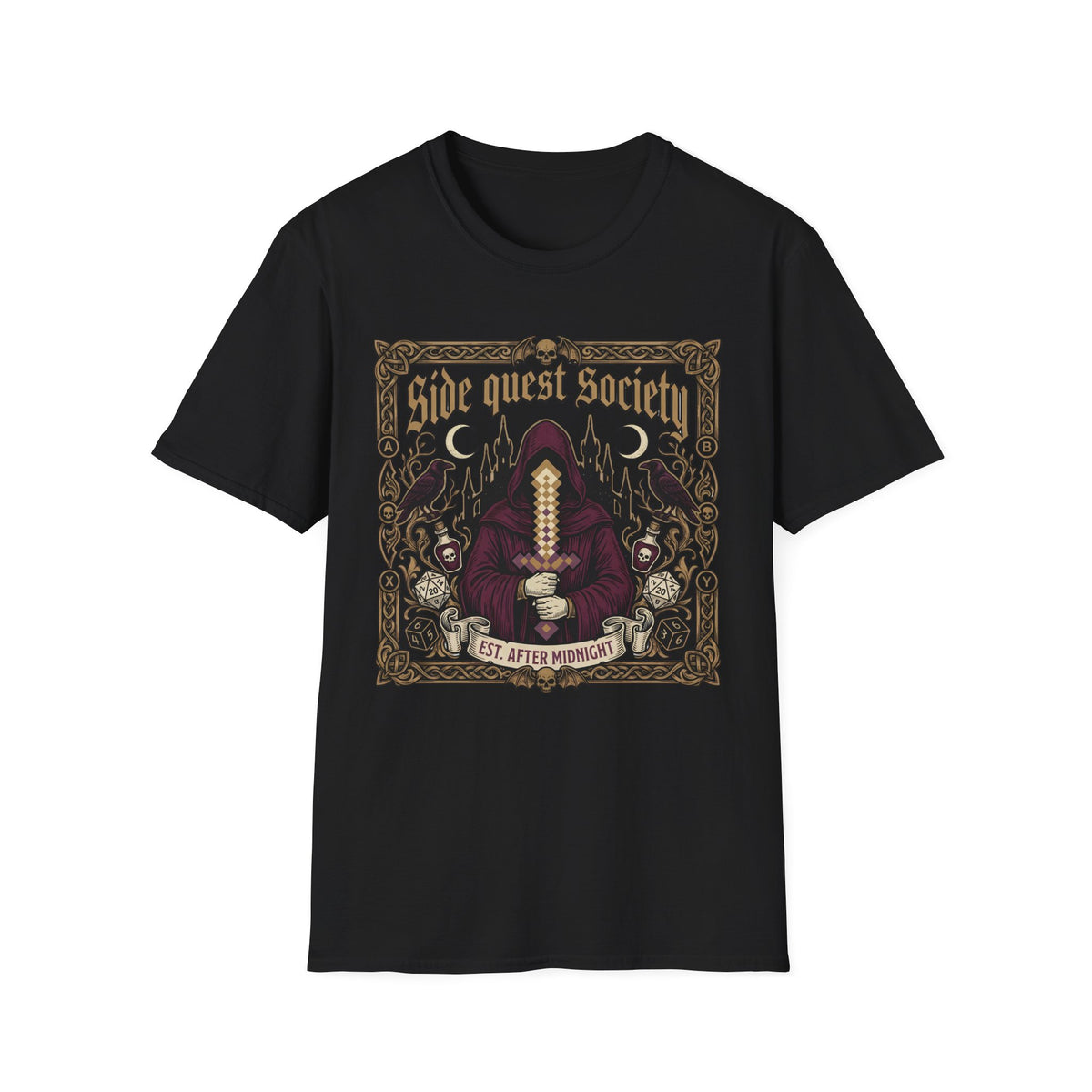 Side Quest Society Vintage Fantasy T-Shirt