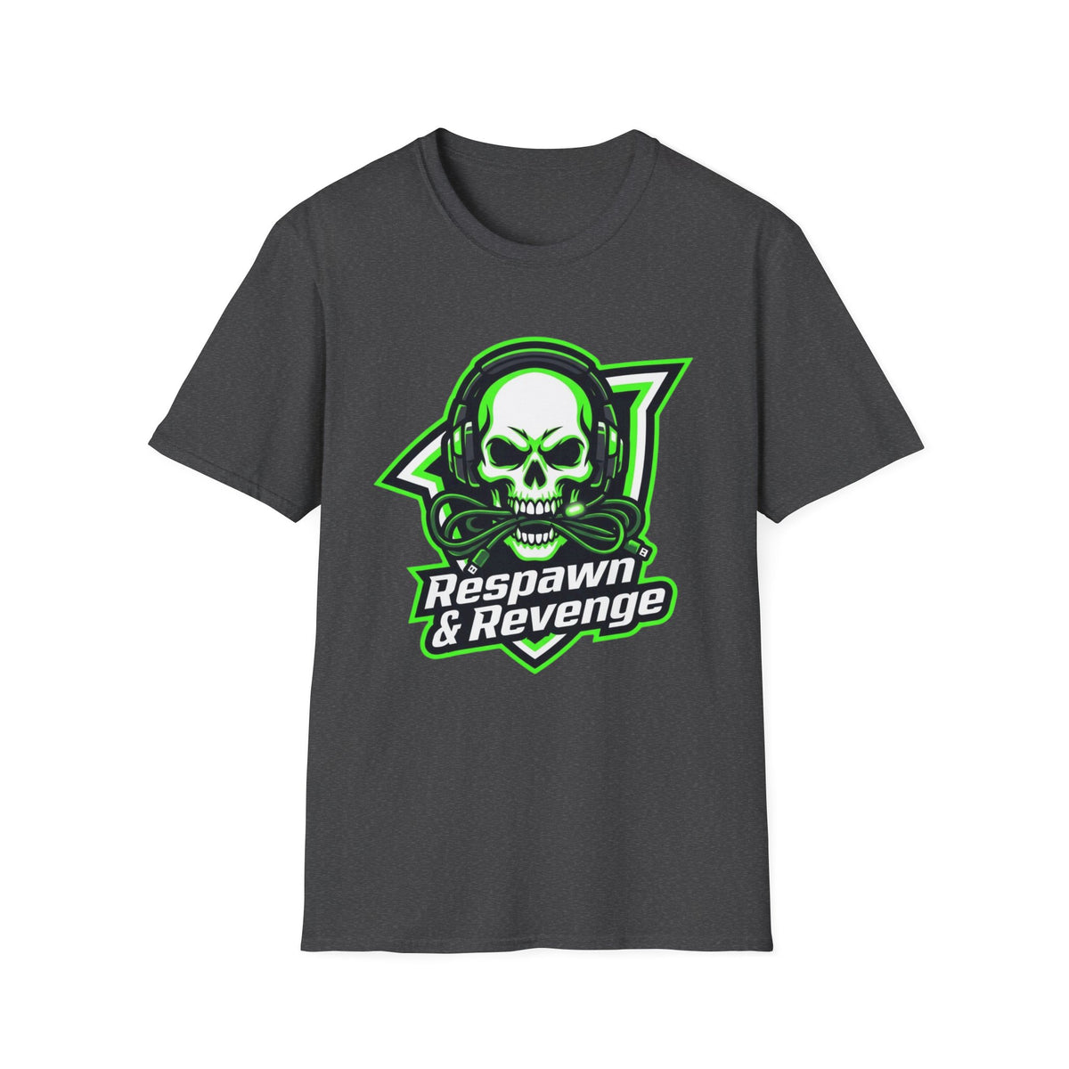 Respawn & Revenge Skull Gaming T-Shirt