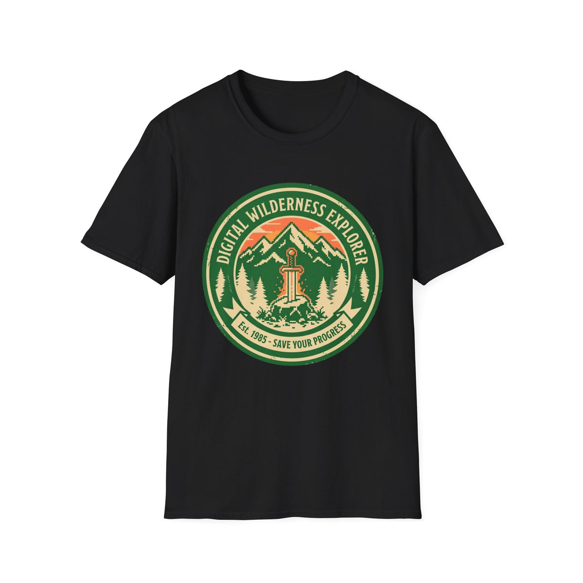 Digital Wilderness Explorer T-Shirt