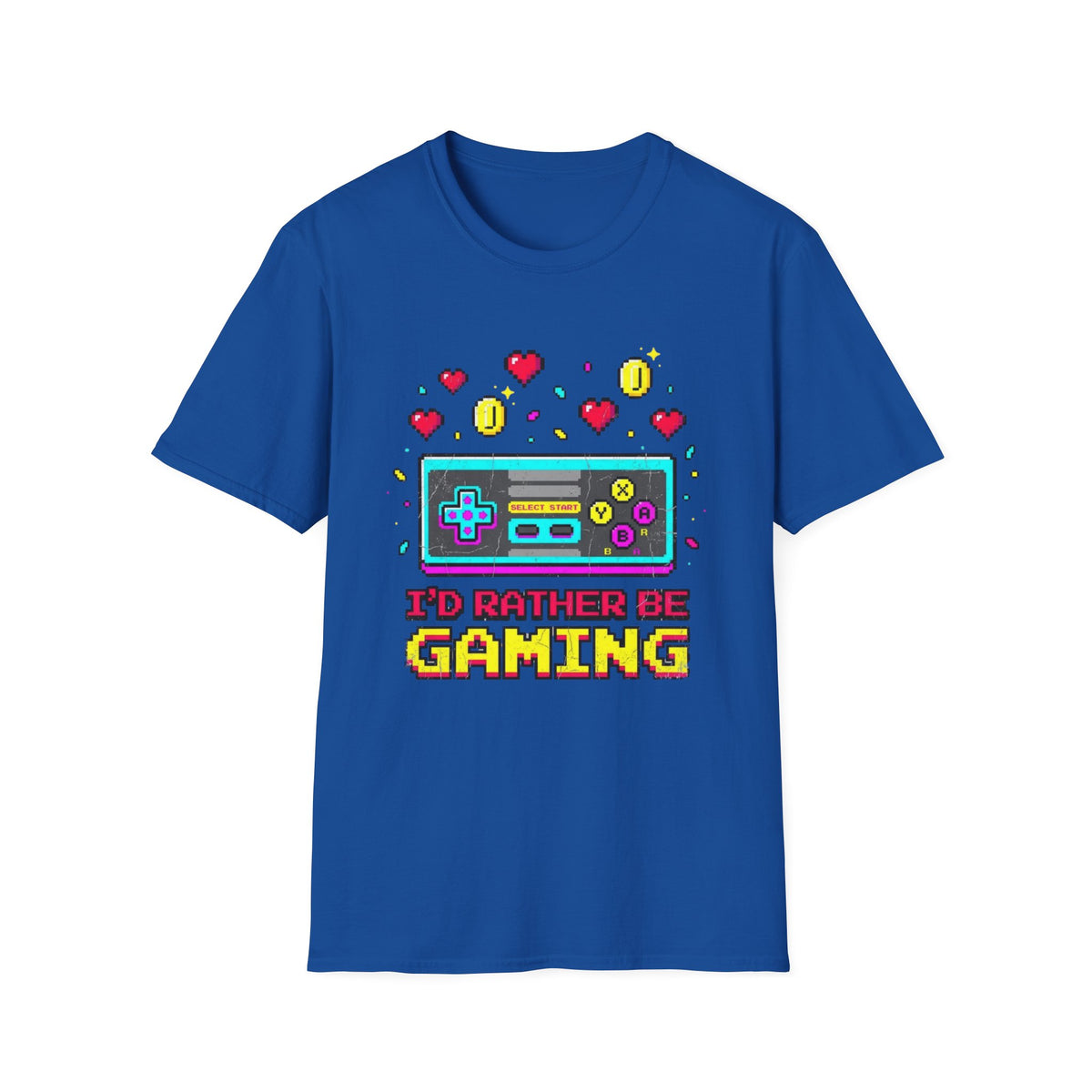 I'd Rather Be Gaming Retro T-Shirt