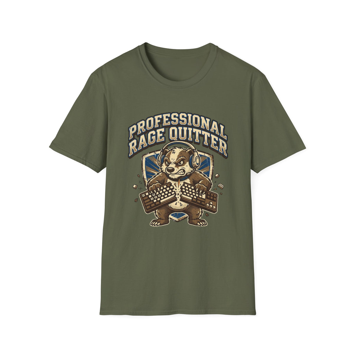 Professional Rage Quitter - Raccoon T-Shirt
