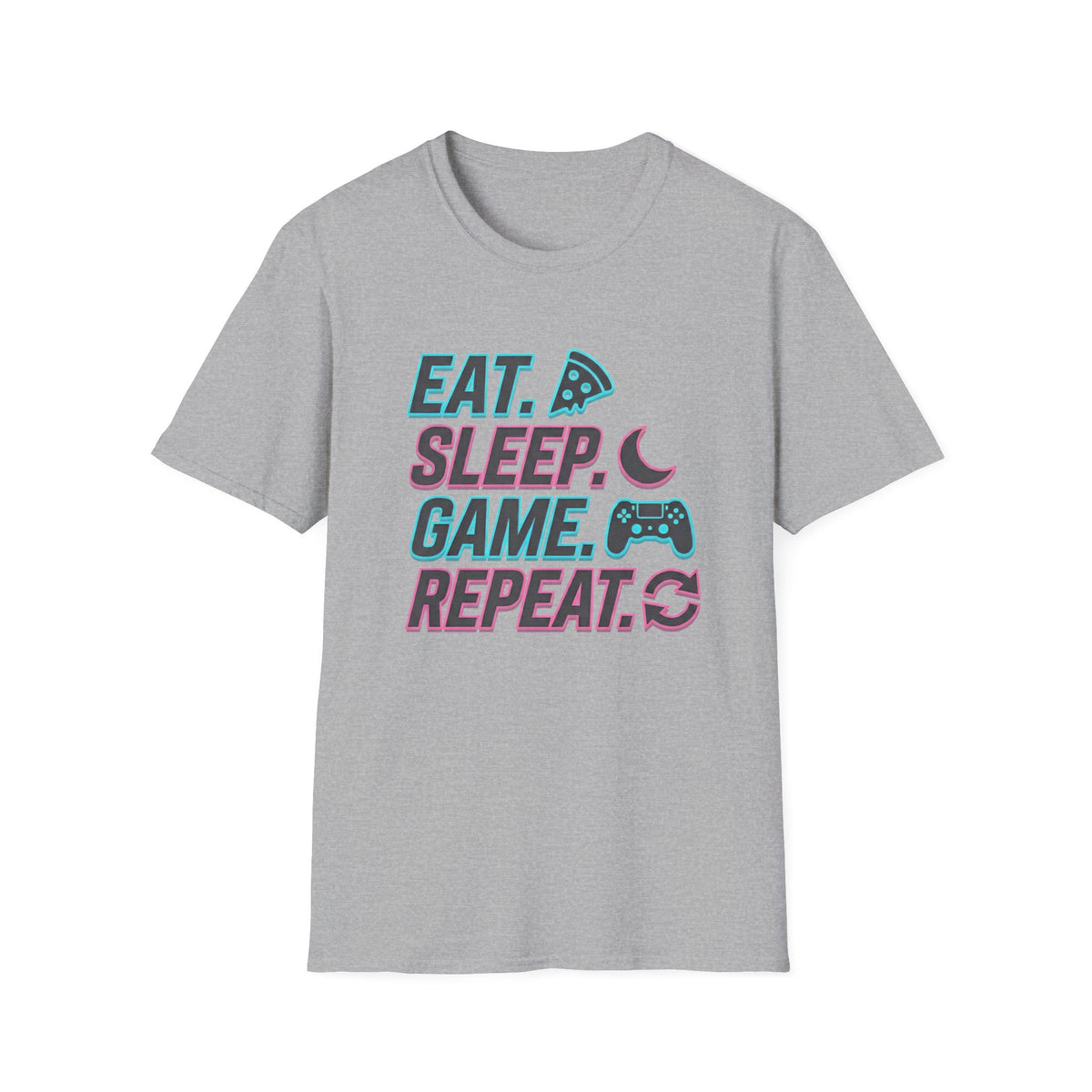 Eat Sleep Game Repeat T-Shirt