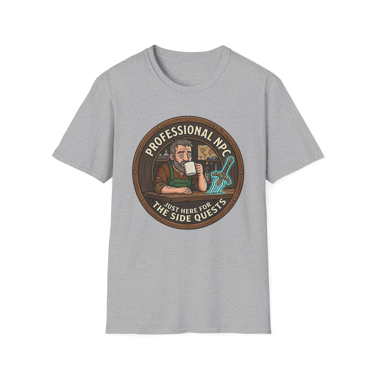 Professional NPC - Here For The Side Quests T-Shirt