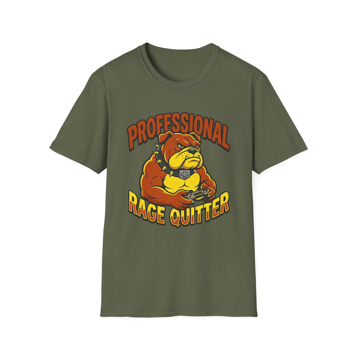 Professional Rage Quitter - Bulldog T-Shirt