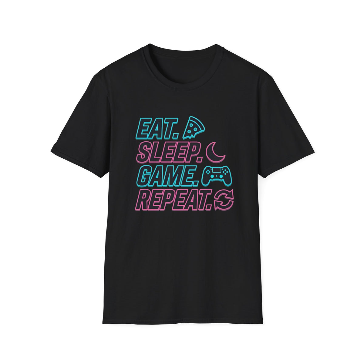 Eat Sleep Game Repeat T-Shirt