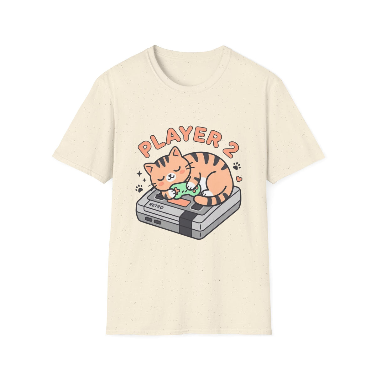 Player 2 Cute Cat T-Shirt