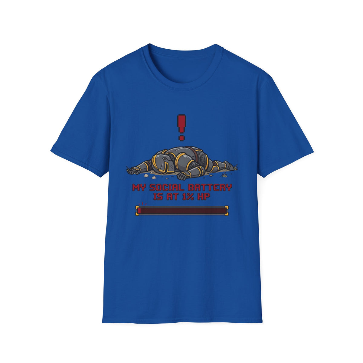 My Social Battery Is At 1 HP T-Shirt