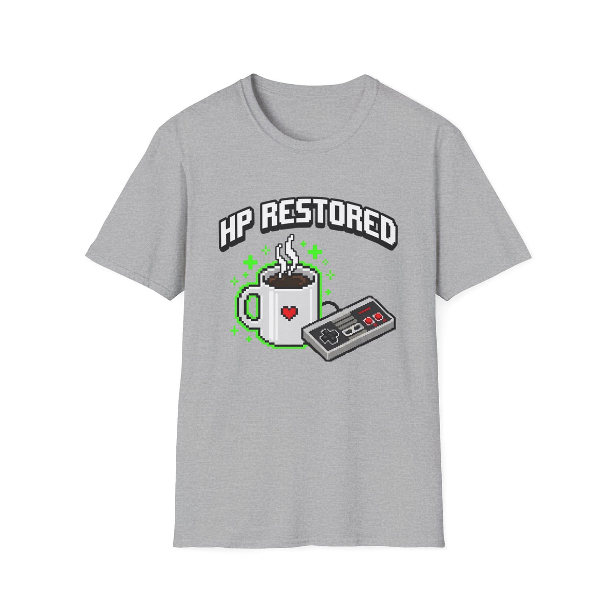 HP Restored - Coffee & Gaming T-Shirt