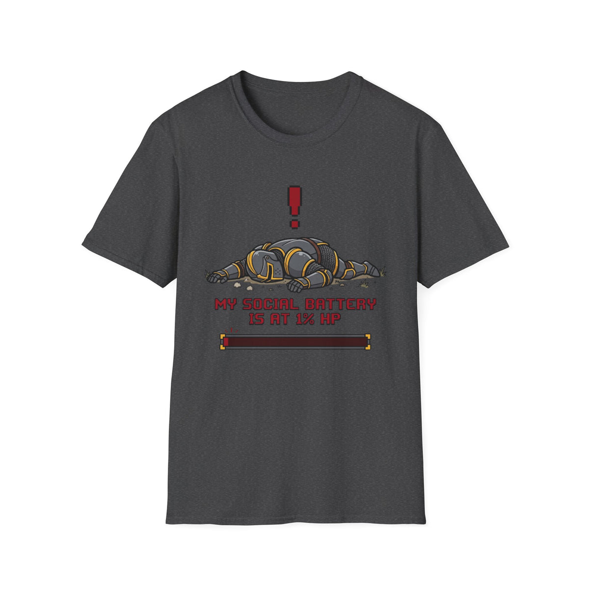 My Social Battery Is At 1 HP T-Shirt
